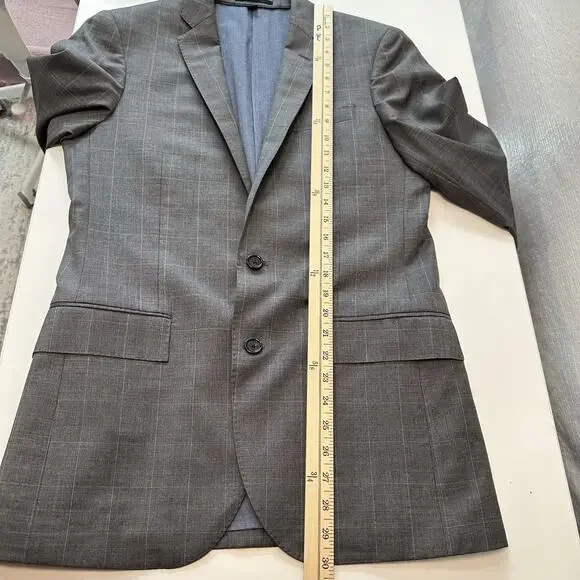 J Crew Ludlow Blazer Sport Coat 36R Mens Plaid American Woolen Co Jacket